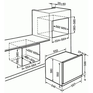 Духовой шкаф Смег SF800GVPO фото 2 Духовой шкаф Smeg SF800GVPO фото 2