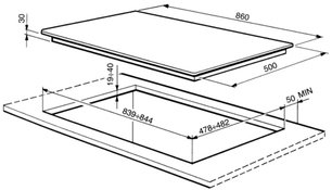 Варочная панель Смег S809ASEA3 фото 2 Варочная панель Smeg S809ASEA3 фото 2