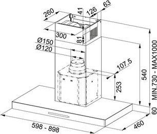 Вытяжка Франке FCR 925 TC BK XS фото 3 Вытяжка Franke FCR 925 TC BK XS фото 3