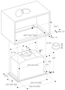 Встраиваемая вытяжка Гаггенау AC200191 фото 2 Встраиваемая вытяжка Gaggenau AC200191 фото 2