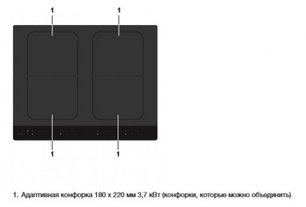 Индукционная варочная панель Аско HI1655MF фото 3 Индукционная варочная панель Asko HI1655MF фото 3