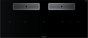 Индукционная варочная поверхность с вытяжкой Kuppersbusch KMI 12850.0 SR-E Silver Chrome фото