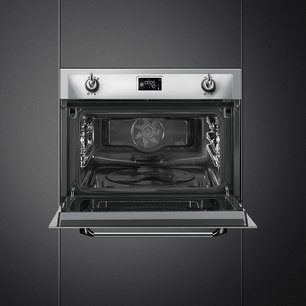 Духовой шкаф комбинированный с микроволновой печью Смег SF4920MCX1 фото 3 Духовой шкаф комбинированный с микроволновой печью Smeg SF4920MCX1 фото 3