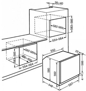 Духовой шкаф Smeg SFP496N фото 2