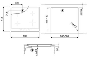 Варочная панель Смег SI964PM фото 2 Варочная панель Smeg SI964PM фото 2