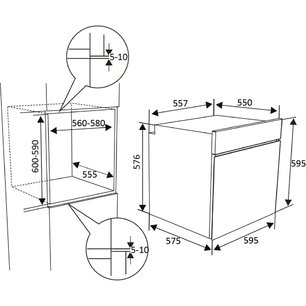 Встраиваемый духовой шкаф Brandt BOE1120X фото 4