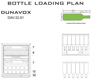 Винный шкаф Дунавокс DAV-32.81DB.TO фото 4 Винный шкаф Dunavox DAV-32.81DB.TO фото 4