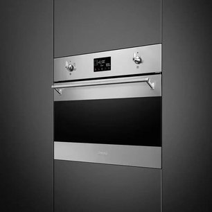 Компактный духовой шкаф Smeg SO4302M1X фото 2