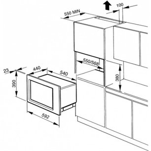 Микроволновая печь Смег FME24X-2 фото 2 Микроволновая печь Smeg FME24X-2 фото 2