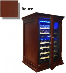 Винный шкаф Coldvine C34-KBF2 (W-wenge) фото Винный шкаф Cold Vine C34-KBF2 (W-wenge) фото