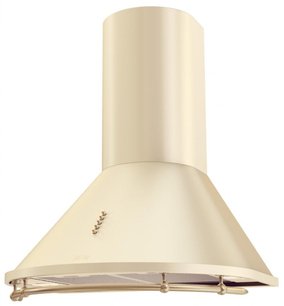 Купольная вытяжка Krona NIKOL 600 ivory/bronze push button фото Купольная вытяжка Krona NIKOL 600 ivory/bronze push button фото