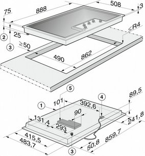 Варочная панель Миле KM2356-1 фото 4 Варочная панель Miele KM2356-1 фото 4