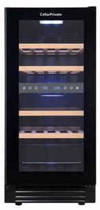 Встраиваемый под столешницу винный шкаф Селлар Приват CP027-2TBH фото Встраиваемый под столешницу винный шкаф CellarPrivate CP027-2TBH фото