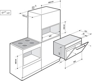 Духовой шкаф De Dietrich DME 795 XS фото 2