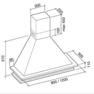 Вытяжка Фалмек Tempo Antico 90 (600) white фото 2 Вытяжка Falmec Tempo Antico 90 (600) white фото 2