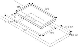 Варочная панель Бертаззони P905CHERAG фото 3 Варочная панель Bertazzoni P905CHERAG фото 3