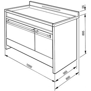 Варочный центр Смег A2BL-8 фото 2 Варочный центр Smeg A2BL-8 фото 2