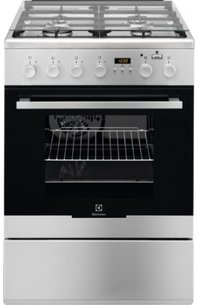 Комбинированная плита Электролюкс EKK96498CX фото Комбинированная плита Electrolux EKK96498CX фото