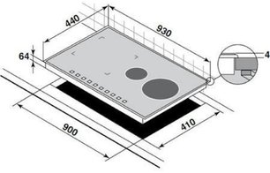Независимая варочная панель Де Дитрих DTI 1089 V фото 3 Независимая варочная панель De Dietrich DTI 1089 V фото 3