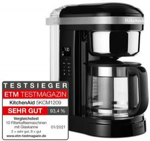 Кофеварка Китчен Эйд 5KCM1209EOB фото 3 Кофеварка KitchenAid 5KCM1209EOB фото 3