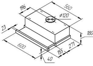 Вытяжка  Куперсберг Slimlux II 60 XG фото 4 Вытяжка  Kuppersberg Slimlux II 60 XG фото 4