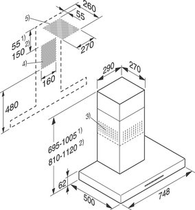 Вытяжка Миле DA 428-4 фото 2 Вытяжка Miele DA 428-4 фото 2