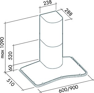 Вытяжка Фалмек Astra 90 ix (800) ECP фото 3 Вытяжка Falmec Astra 90 ix (800) ECP фото 3