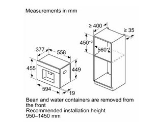 Встраиваемая кофемашина Бош CTL7181W0 фото 3 Встраиваемая кофемашина Bosch CTL7181W0 фото 3
