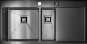 Мойка Omoikiri AKISAME 100-2 GM-L крыло справа фото