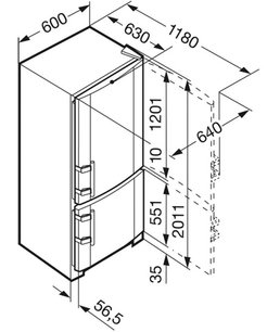 Холодильник Либхер CBP 3613 Comfort BioFresh фото 3 Холодильник Liebherr CBP 3613 Comfort BioFresh фото 3