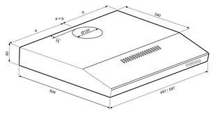 Вытяжка Крона JESSICA slim 500 metallic PB фото 2 Вытяжка KRONA JESSICA slim 500 metallic PB фото 2