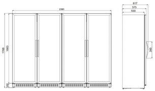 Винный шкаф Дометик C125G Quattro Classic фото 3 Винный шкаф Dometic C125G Quattro Classic фото 3