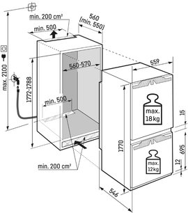 Встраиваемый холодильник Liebherr ICNbsci 5173 Peak фото 4
