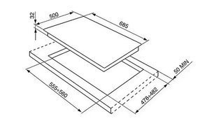 Варочная панель Смег SRV864OGH фото 2 Варочная панель Smeg SRV864OGH фото 2