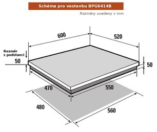 Газовая варочная панель Брандт BPG6414B фото 4 Газовая варочная панель Brandt BPG6414B фото 4