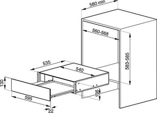 Подогреватель Смег CTP15X фото 2 Подогреватель Smeg CTP15X фото 2