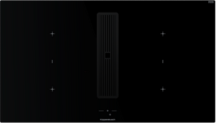 Индукционная варочная поверхность с вытяжкой Kuppersbusch KMI 9850.1 SR-E Black Velvet фото