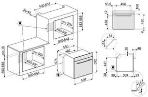 Духовой шкаф Smeg SO6102TG фото 4