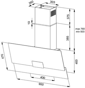 Вытяжка Korting KHC 96373 BXGN фото 4