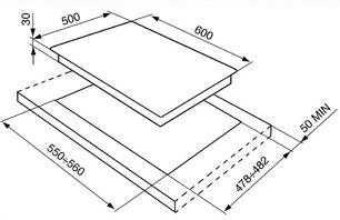 Варочная панель Смег SPR864AVOGH фото 2 Варочная панель Smeg SPR864AVOGH фото 2