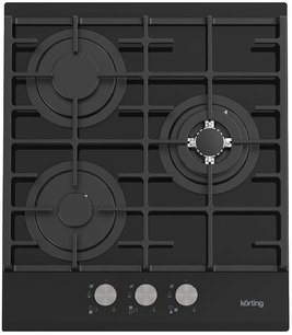 Газовая стеклянная варочная панель Кертинг HGG 4825 CTN фото Газовая стеклянная варочная панель Korting HGG 4825 CTN фото