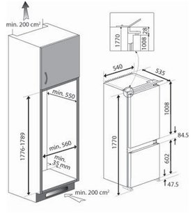 Встраиваемый холодильник Тека CI 320 фото 2 Встраиваемый холодильник Teka CI 320 фото 2