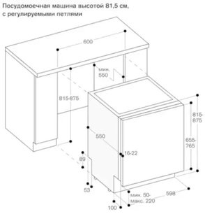 Встраиваемая посудомоечная машина Гаггенау DF480163F фото 2 Встраиваемая посудомоечная машина Gaggenau DF480163F фото 2