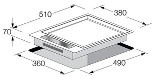 Теппан-яки Фулгор Милано CPH 402 ID TY TC X/2 фото 4 Теппан-яки Fulgor Milano CPH 402 ID TY TC X/2 фото 4