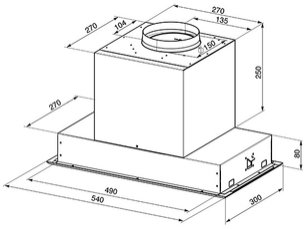 Вытяжка Смег KSEG54XE фото 3 Вытяжка Smeg KSEG54XE фото 3