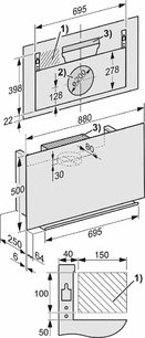 Вытяжка Миле DA9090W GRGR фото 3 Вытяжка Miele DA9090W GRGR фото 3
