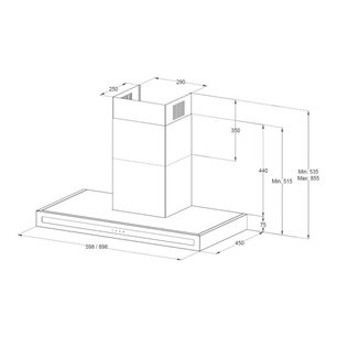 Купольная вытяжка Кертинг KHC 6877 N фото 3 Купольная вытяжка Korting KHC 6877 N фото 3