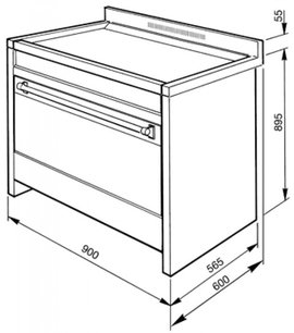 Варочный центр Смег CS19RW-6 фото 2 Варочный центр Smeg CS19RW-6 фото 2