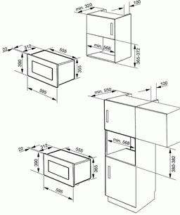 Микроволновая печь Смег MP322X фото 4 Микроволновая печь Smeg MP322X фото 4