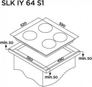 Индукционная варочная панель Шауб Лоренц SLK IY 64 S1 фото 4 Индукционная варочная панель Schaub Lorenz SLK IY 64 S1 фото 4